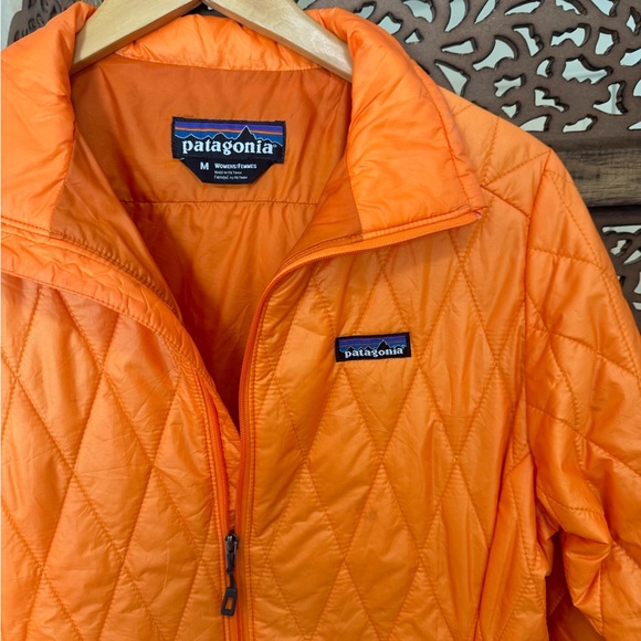 PATAGONIA Nano Puff Pullover Jacket Diamond Quilted Orange - Picture 2 of 5